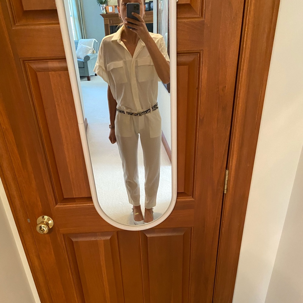 IRO Oz Crepe Dolman Blouson Tapered Jumpsuit